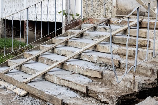 Staircase Demolition in Bettendorf